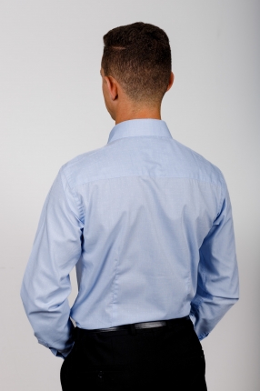 Рубашка мужская  голубая 0210051 2