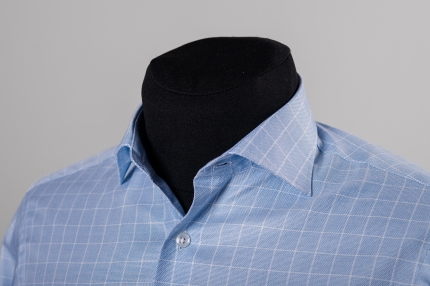 Рубашка мужская голубая 0210058 4