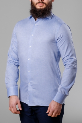 Рубашка мужская голубая 0210024 2